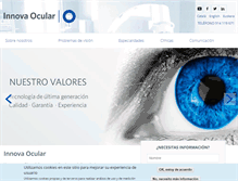 Tablet Screenshot of innovaocular.com